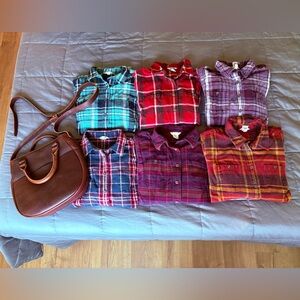 DULUTH TRADING CO free swingin flannel bundle lot